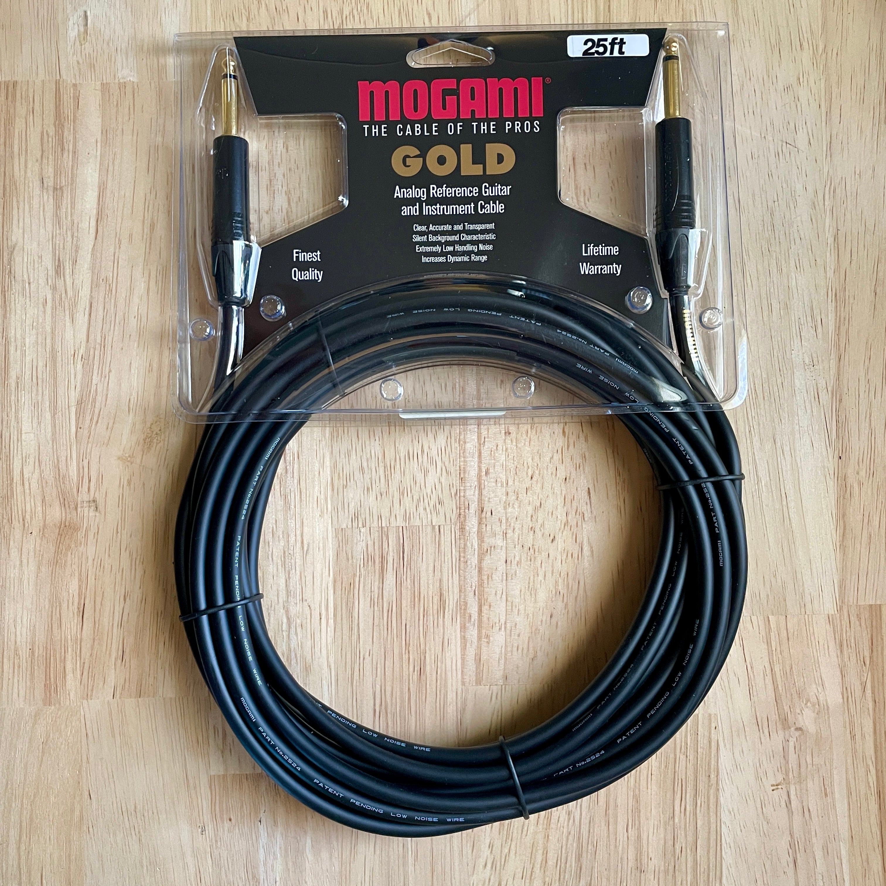 Mogami Gold 25 Instrument Cable