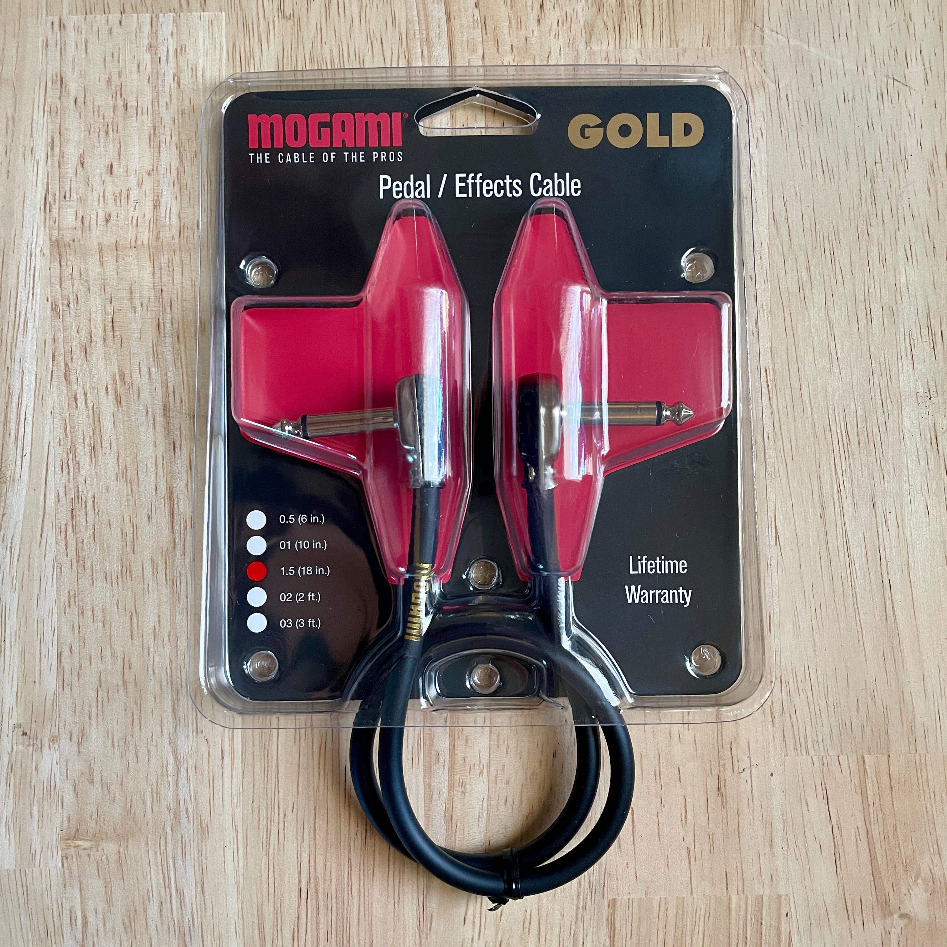 Mogami Gold PRR 1.5 Pancake Cable