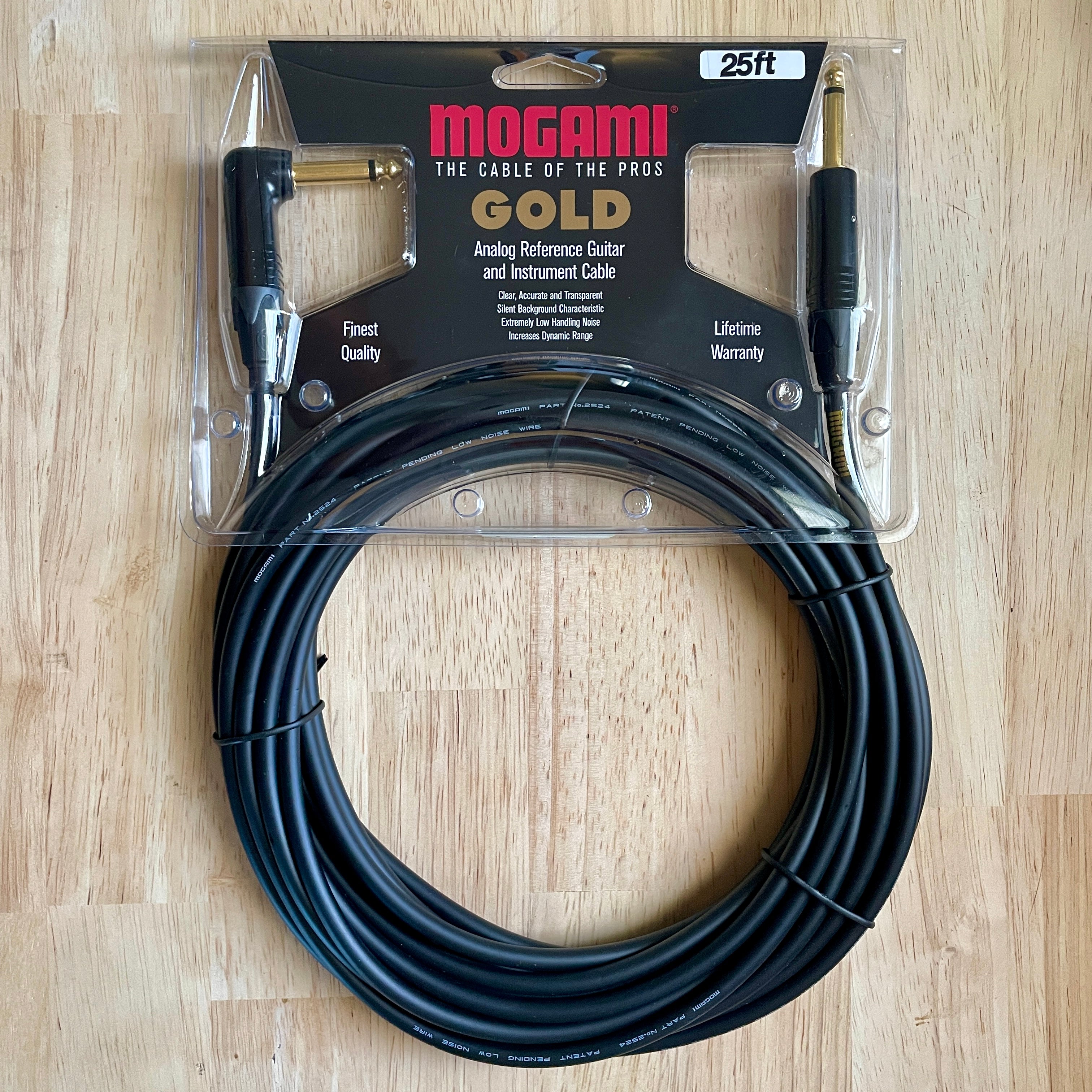 Mogami Gold 25R Instrument Cable