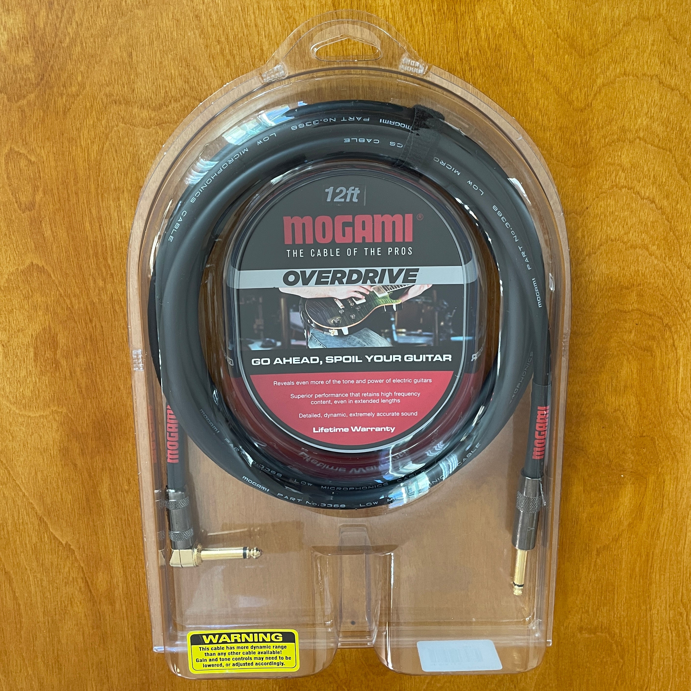 Mogami Overdrive 12R Instrument Cable