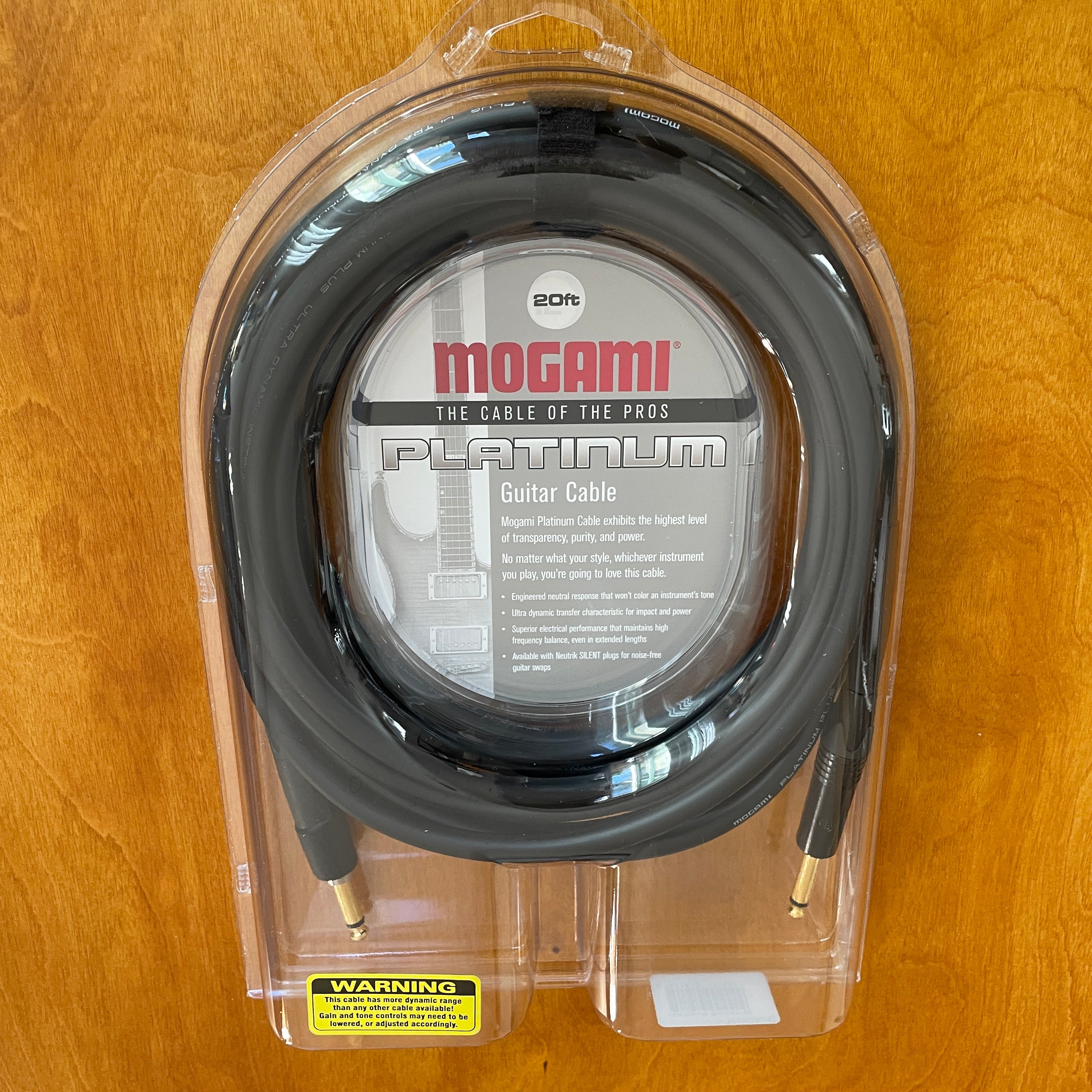 Mogami Platinum 20 Instrument Cable
