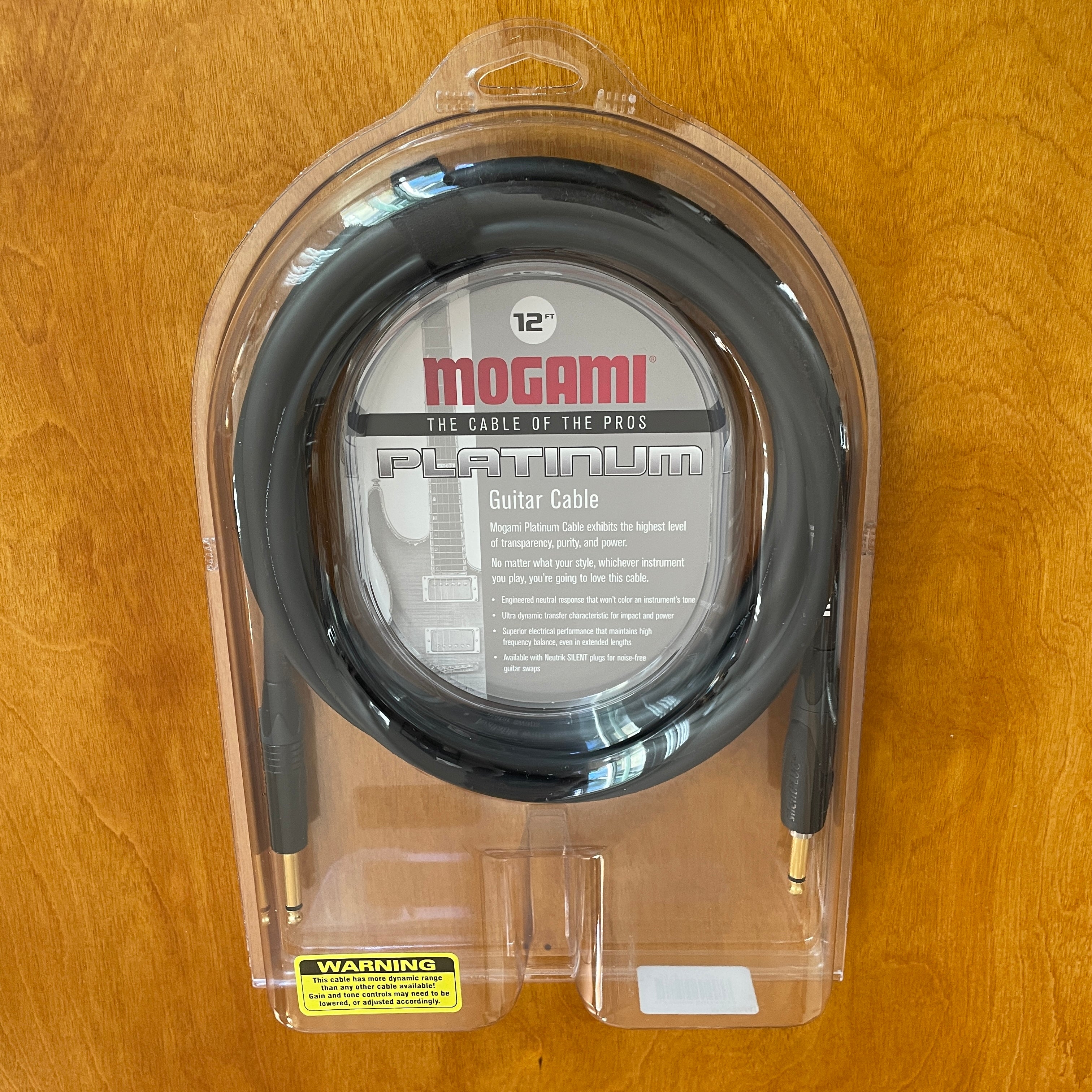 Mogami Platinum 12 Instrument Cable