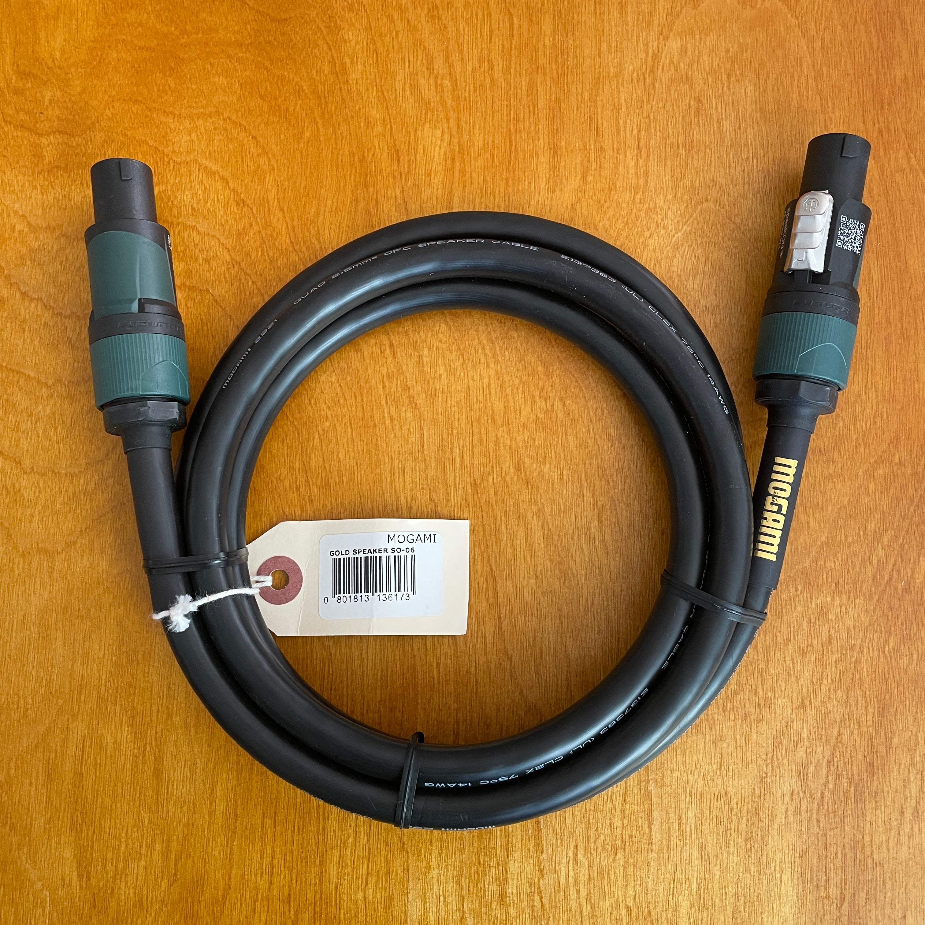 Mogami Gold SO-06 6' Speakon Speaker Cable
