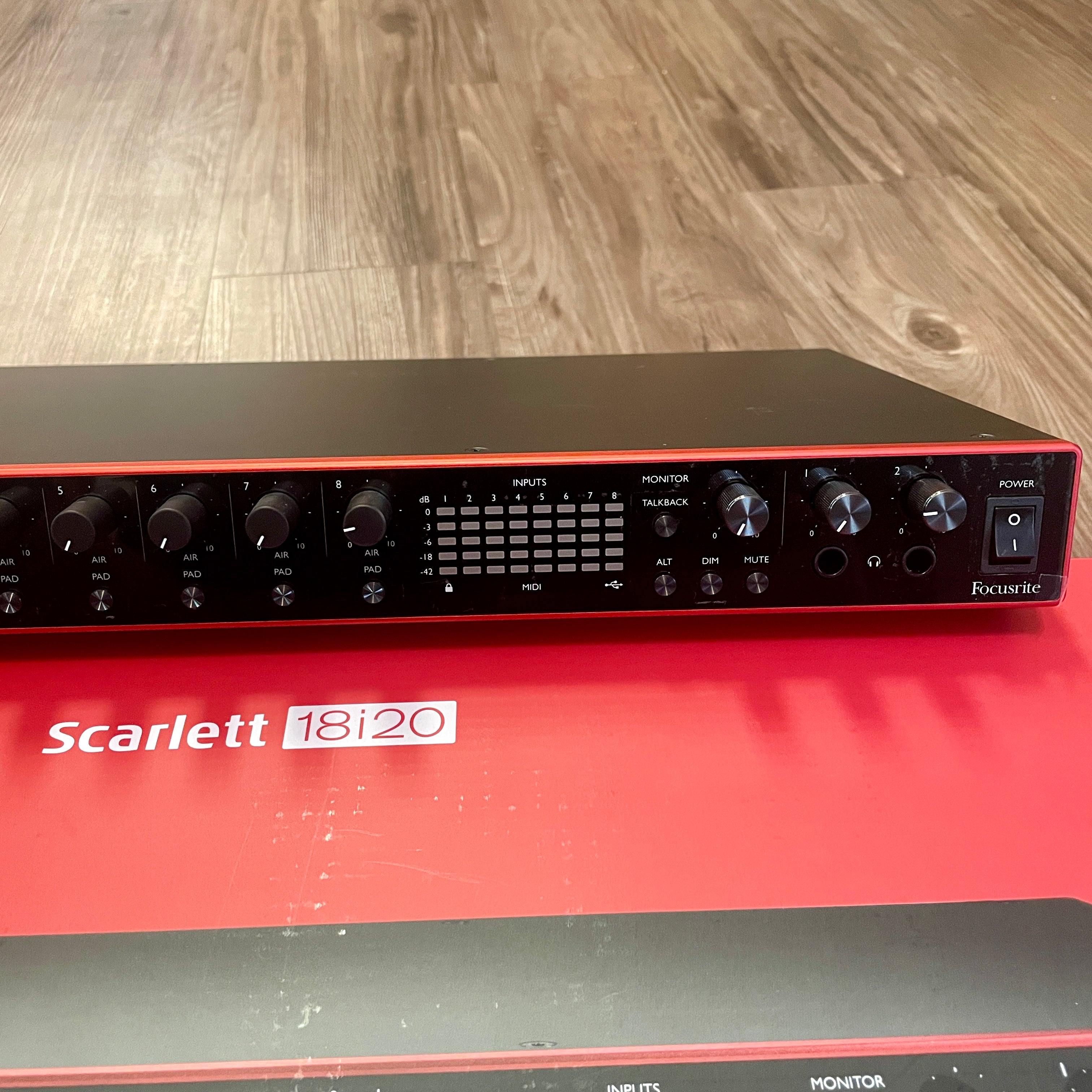 Focusrite Scarlett 18i20 Gen 3 USB Interface