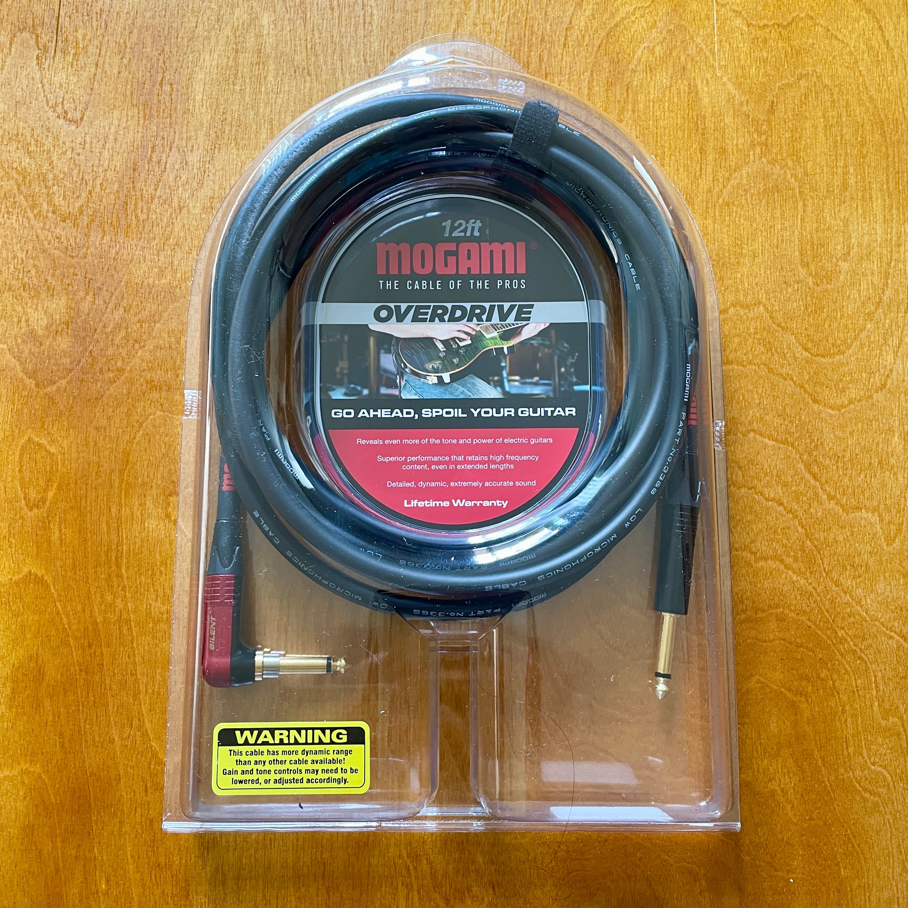 Mogami Overdrive 12R Silent Instrument Cable
