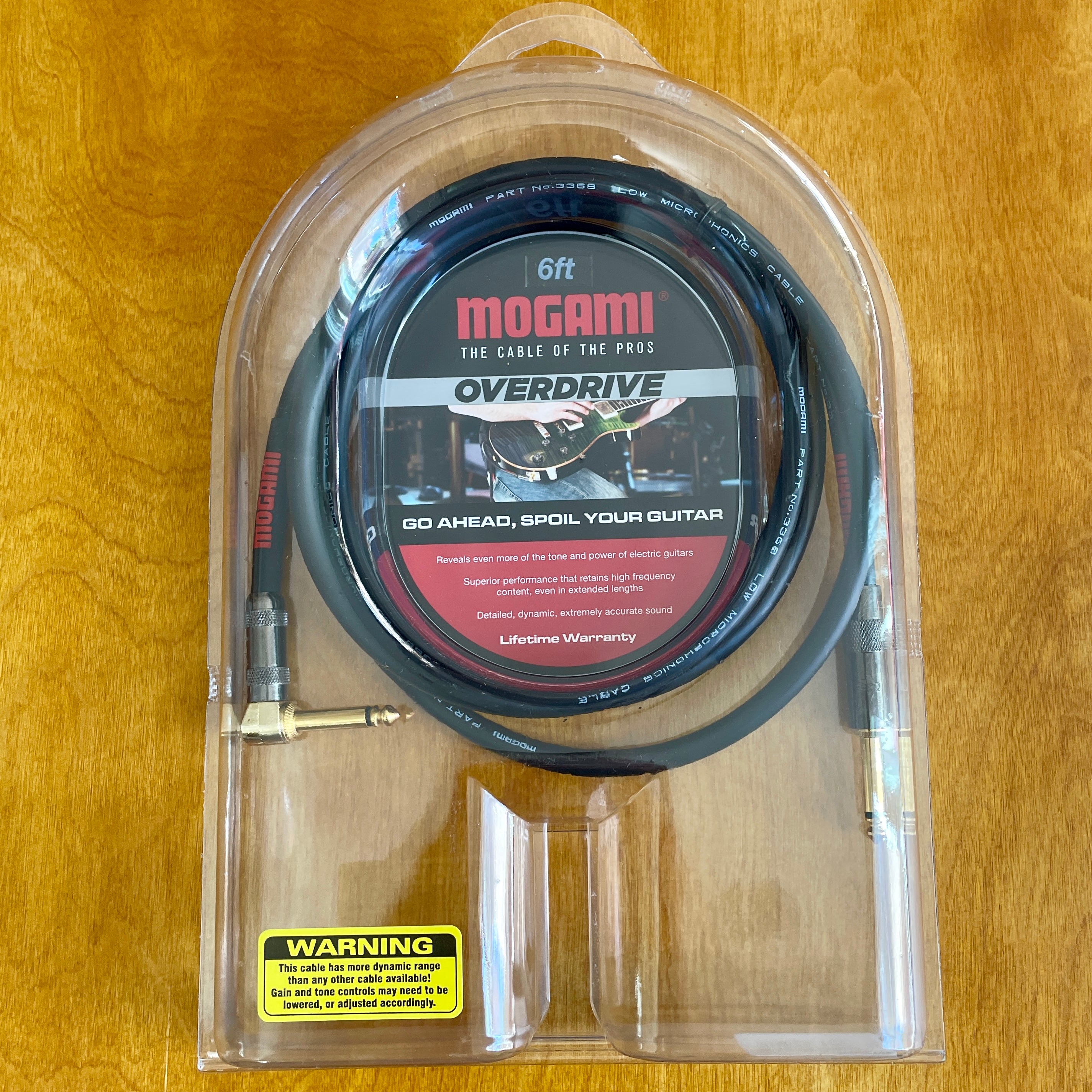 Mogami Overdrive 6R Instrument Cable