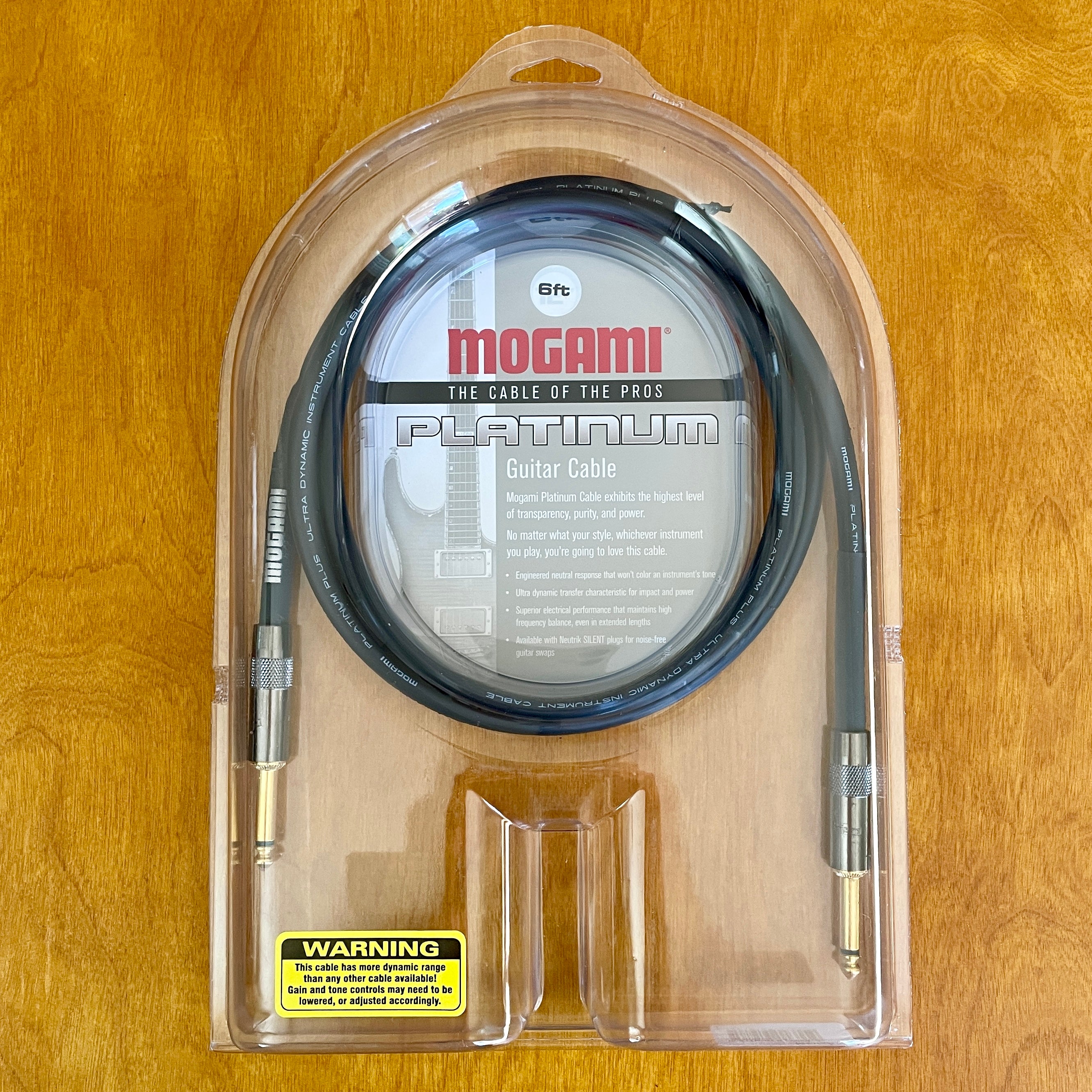 Mogami Platinum 6 Instrument Cable