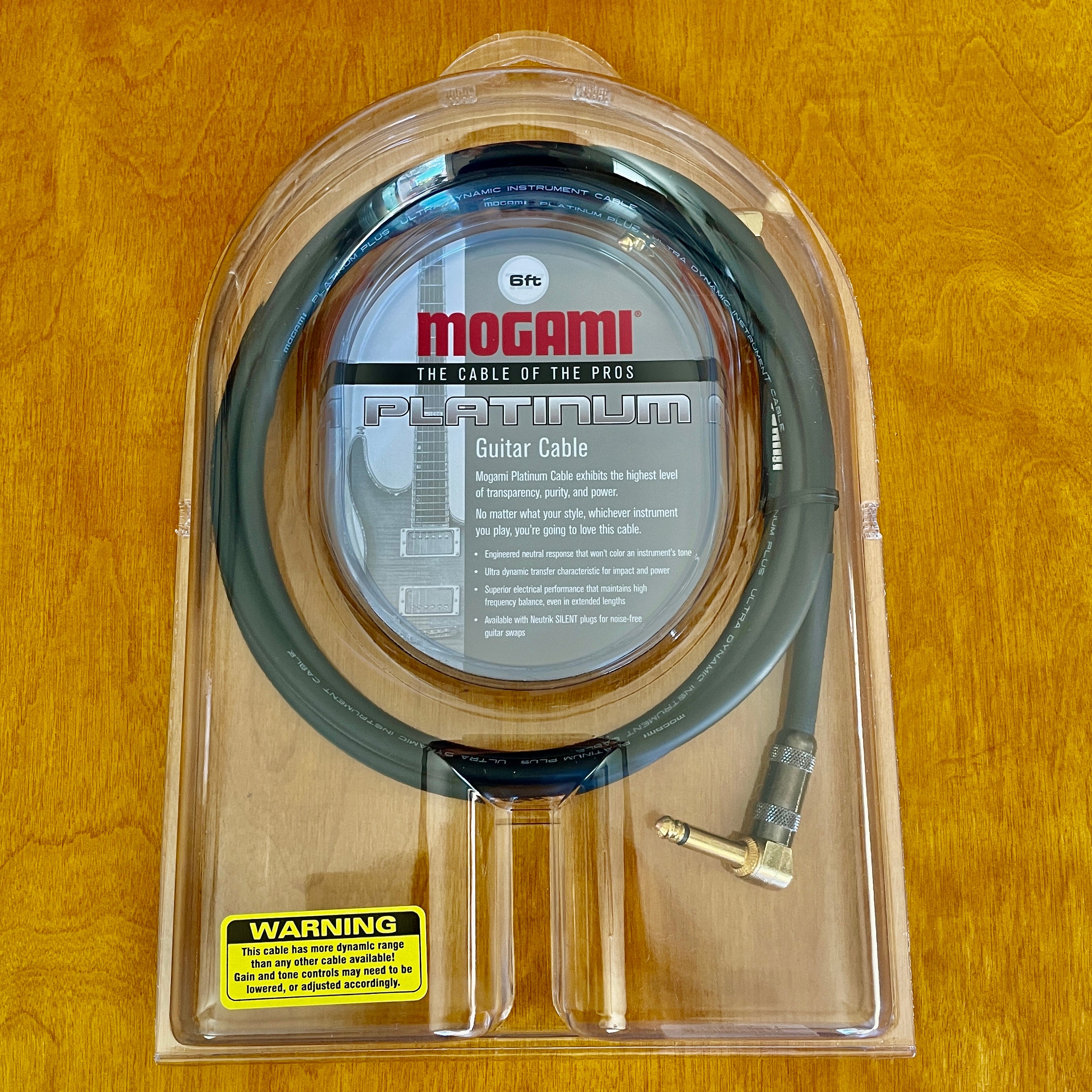 Mogami Platinum 6RR Instrument Cable
