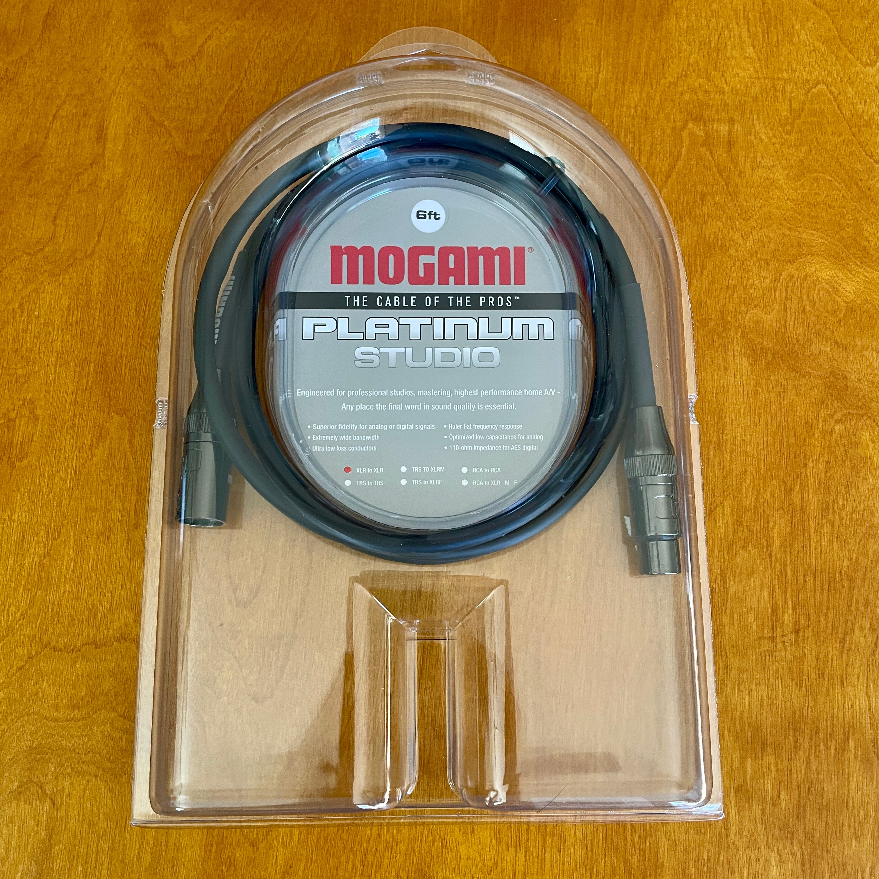 Mogami Platinum Studio 6 XLR Cable